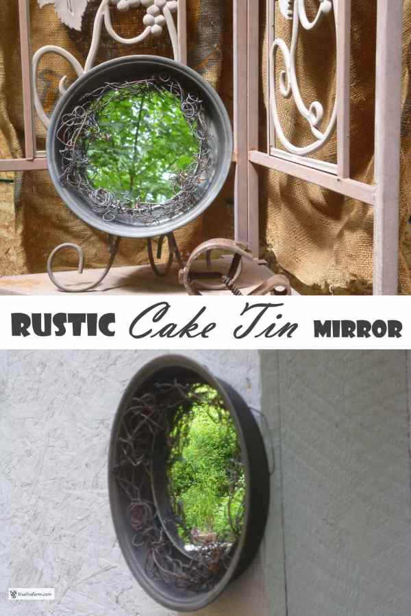 Rustic Cake Tin Mirror