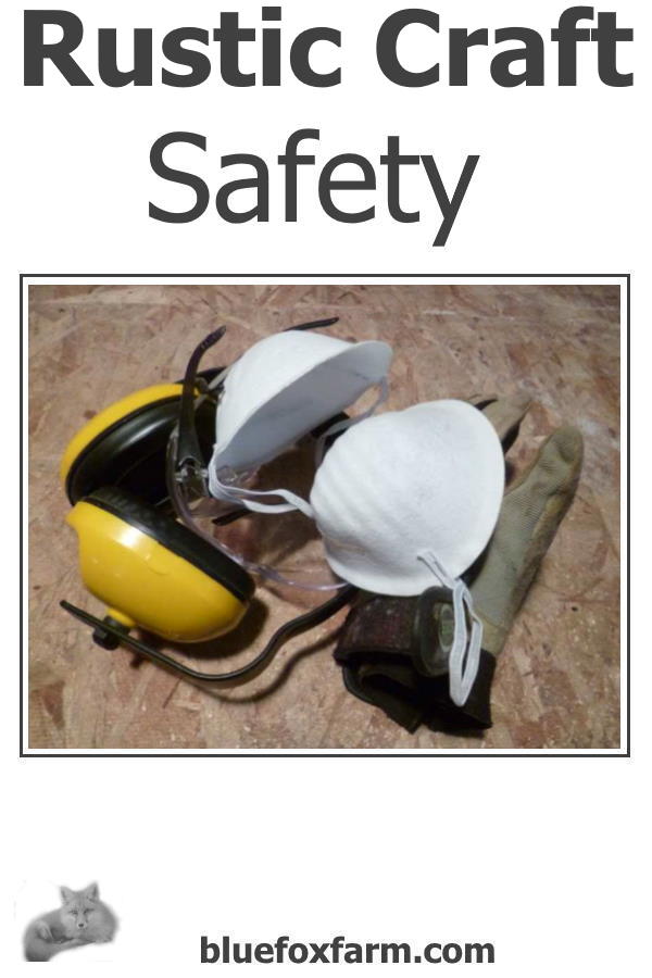 Rustic Craft Safety can mean the difference between having fun making garden crafts, or a trip to the emergency room; which would you choose?
