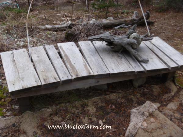 Rustic Bench made from salvaged millends and other dimension lumber