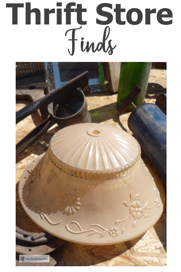 Thrift Store Finds are only one of many ways to add to your collection of intriguing junk to make into garden crafts; don't hesitate though, those hidden treasures won't wait...