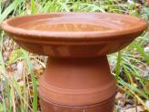 Clay Pot Bird Bath