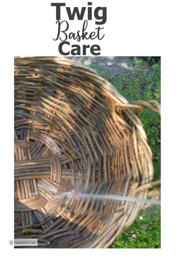 Twig Basket Care