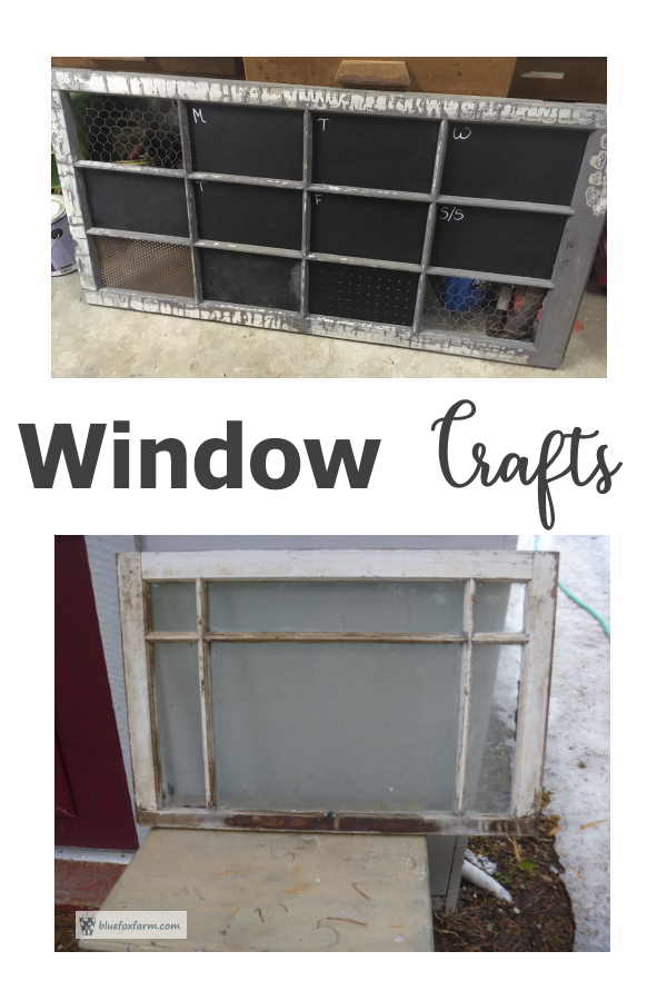 Window Crafts; recycling, repurposing and reusing Vintage Windows for a fabulous rustic display...