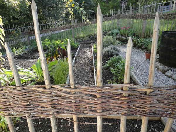 Classic Willow Wattle Fence
